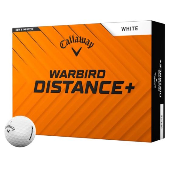 Callaway Warbird Distance+ White 2025 Golf Balls - 1 Dozen