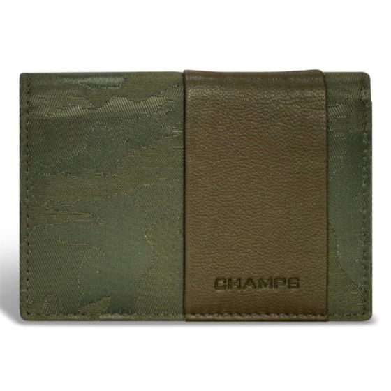 Camo Leather Cardholder Size 4.25