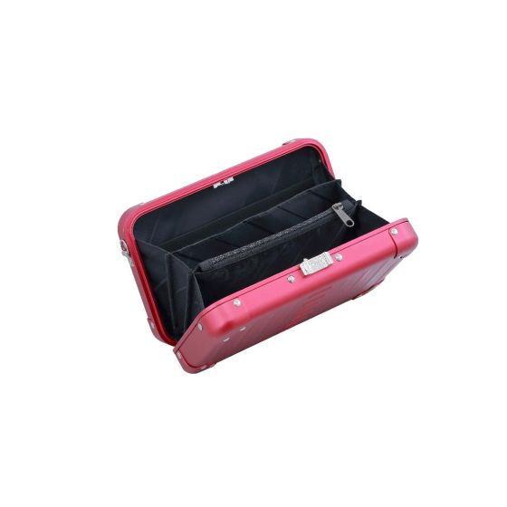 ALEON ALUMINUM SMALL CROSSBODY CASE- RUBY
