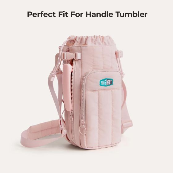 Walker 32oz - 64oz Expandable Water Bottle Sling in Pink