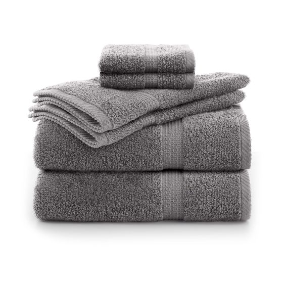 Essentials Bath Towel Set Size 6 Piece