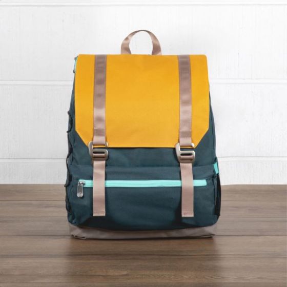 On The Go Traverse Cooler Backpack - Mustard Yellow