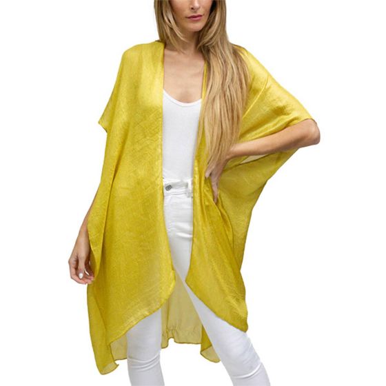 Solid Sheer Kimono