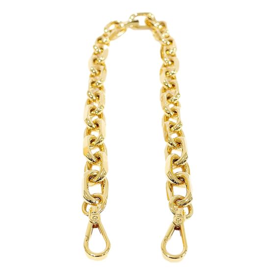 Fendi Strap You Mini Gold Tone Metal Chain Shoulder Strap
