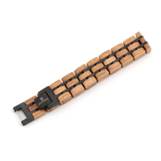 Onyx  Zebrawood Bracelet Wooden Bracelets