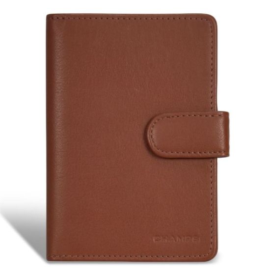 Onyx Leather Passport Case Size 4