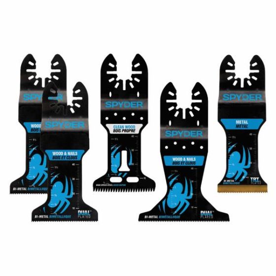 Spyder 5-Piece Oscillating Tool Blade Set