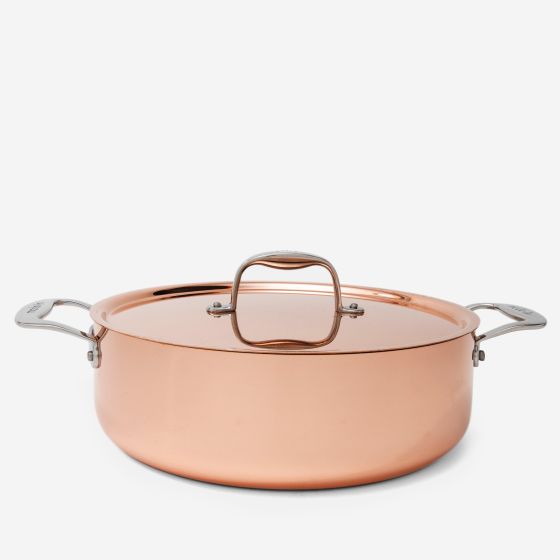 5.2 Qt Copper Rondeau w/Lid