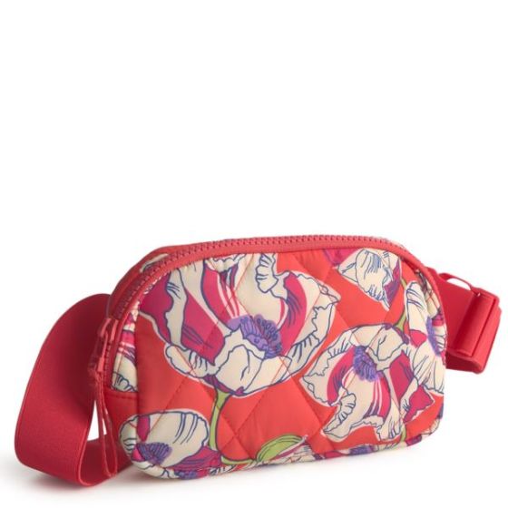 Woodward Small Belt Bag-Swirling Poppies-Featherweight
