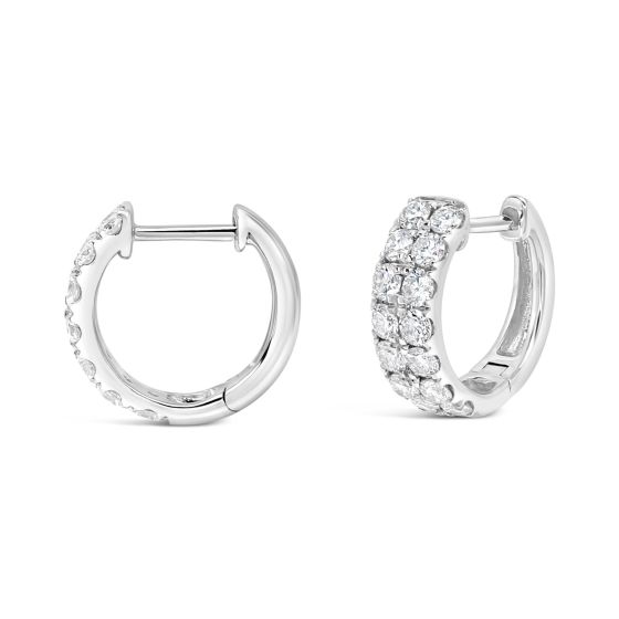 1.0 ct. t.w. Lab-Grown Diamond Hoop Earrings