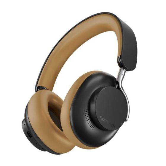 Naztech Aura 360 ANC Wireless Noise Cancelling Over-the-Ear Headphones -Vintage