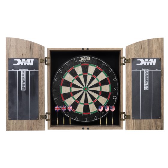 DMI - Bristle Dartboard Cabinet Set
