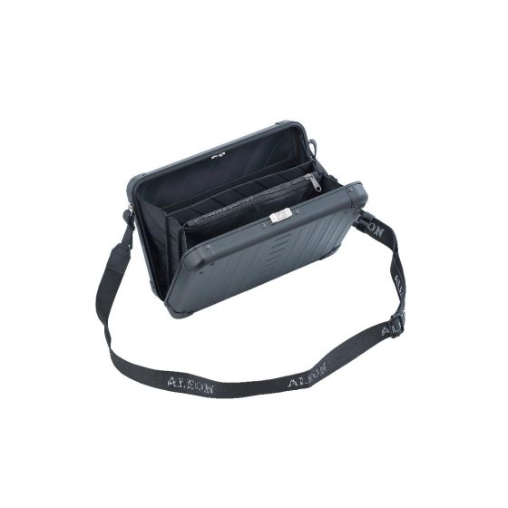 ALEON ALUMINUM LARGE CROSSBODY- ONYX