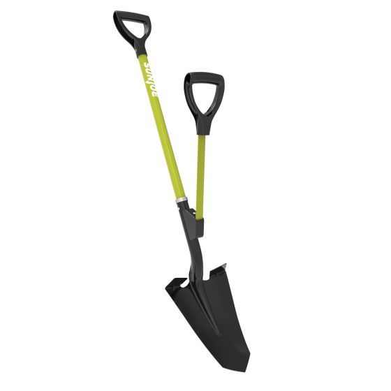 Spear Head Shovel w/Spring Assist Handle