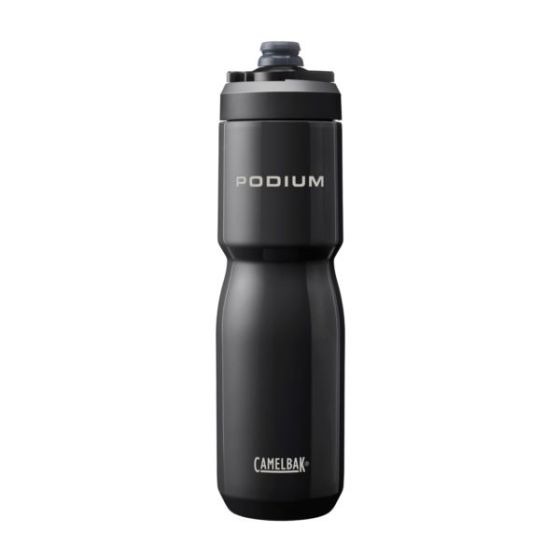 Podium Steel 22oz Bike Bottle - Black