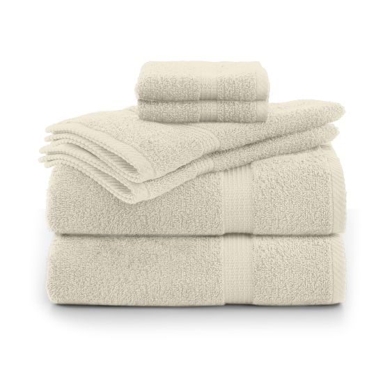 Essentials Bath Towel Set Size 6 Piece