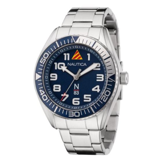 Finn World Stainless Steel 3-Hand Watch