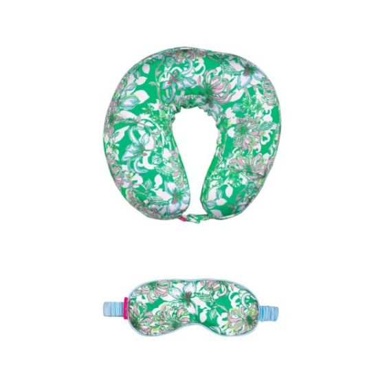 Neck Pillow and eye mask , Blossom Views