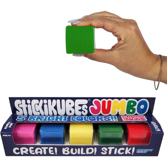 Komarc Games Jumbo StickiKubes 5-pack