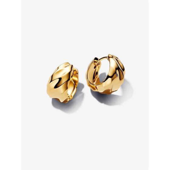 Rippled Hoop Earrings