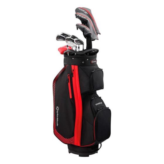 TaylorMade RBZ Complete Set - Steel Shafts - Left Hand/Red/Black/Regular Flex