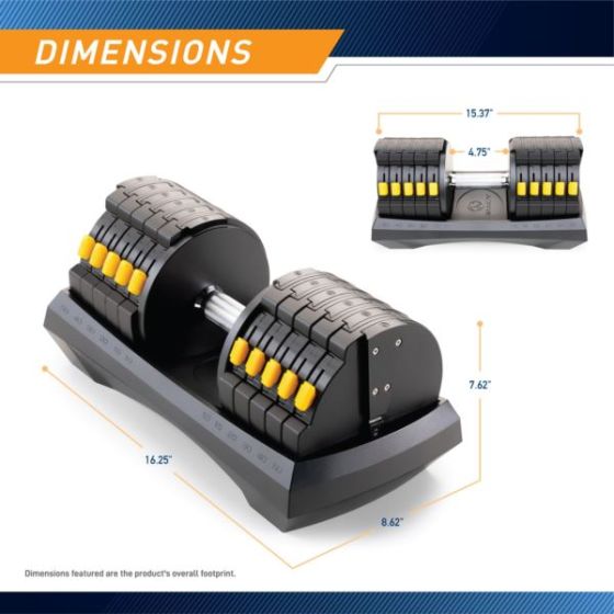 6-in-1 Adjustable Dumbbell System
