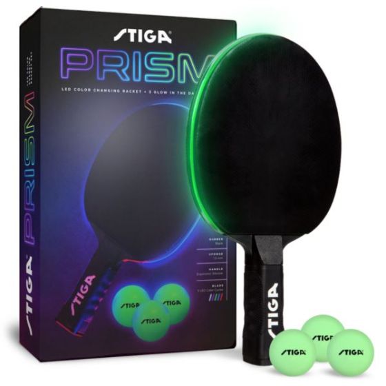STIGA - Prism LED Color Changing Racket Set