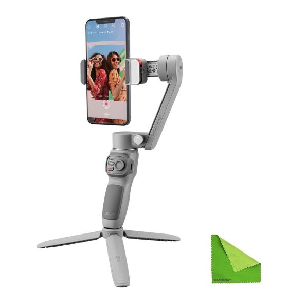 Zhiyun Compact Folding 3-Axis Stabilizer with Built-in LED Video Light for Smartphones