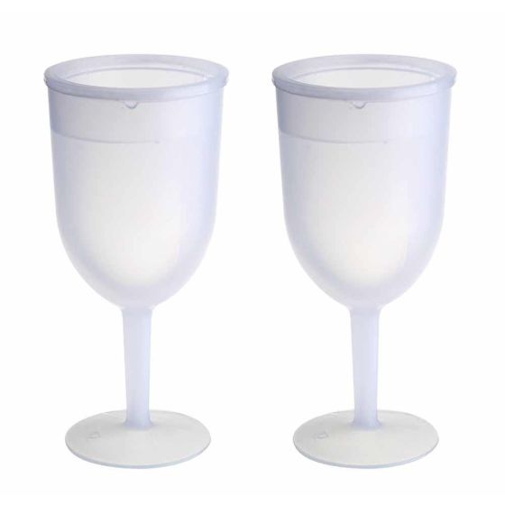 KitchenWorthy Freezer Goblet 2 Pack