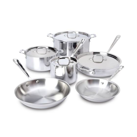 D3 Stainless Steel 10-Piece Cookware Set
