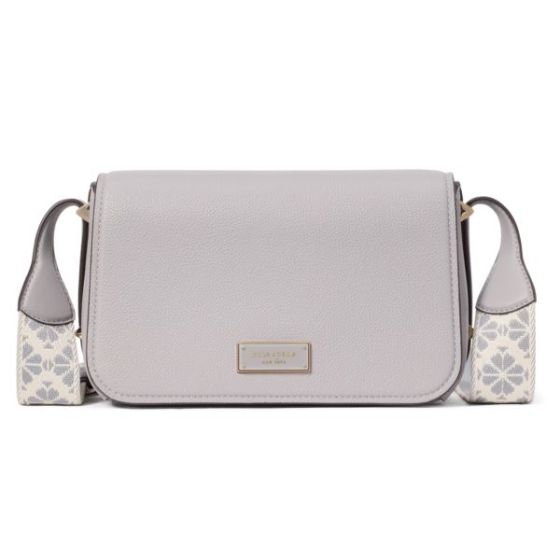 Liv Small Flap Crossbody - Nimbus Grey