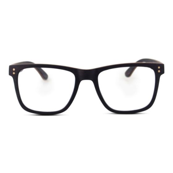 Alps  Ebony Wood  Blue Light Blockers Wooden Glasses
