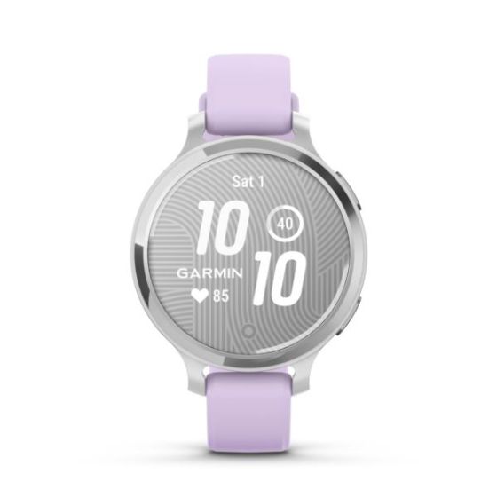 Lily 2 Active Smartwatch Silver w/ Purple Jasmine Silicone Band