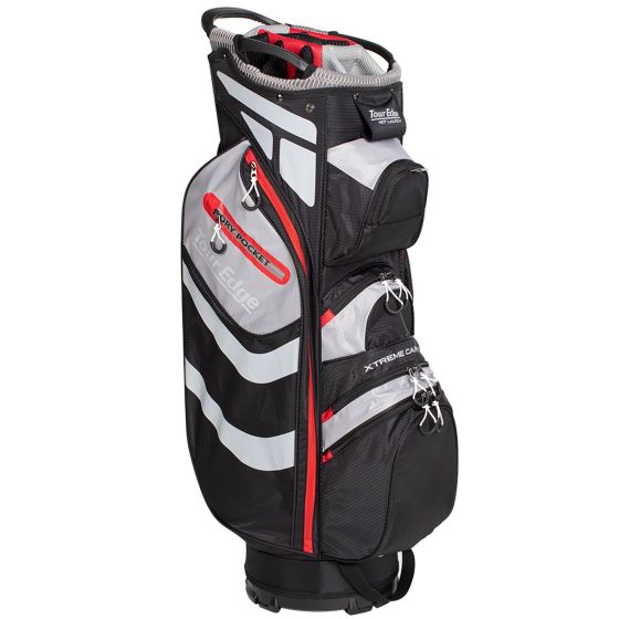 Tour Edge Hot Launch Xtreme 5.0 Cart Bag - Black/Red