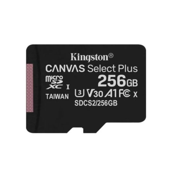 256GB Canvas Select Plus UHS-I microSDXC Memory Card with SD Adapter