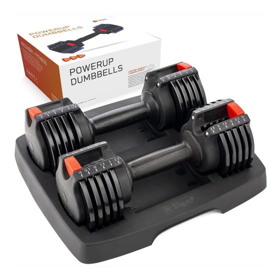 PowerUp Adjustable Dumbbells