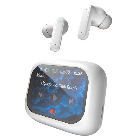 Bluetooth Earbuds w/ Touchscreen