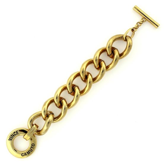 Gold Round Links Bracelet