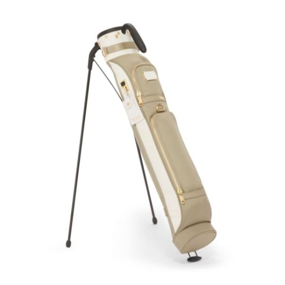  Alpha Golf Range Bag- Off White/Tan