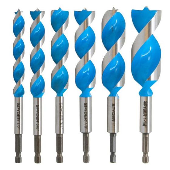 Spyder 6-Piece Woodboring Power Bit Set
