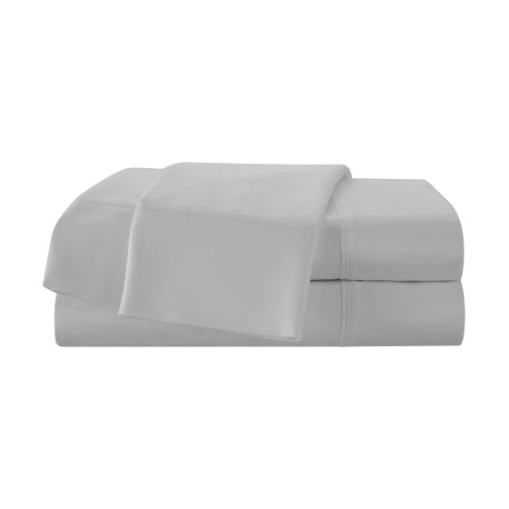 T400 Solid Cotton Sateen Sheet Set Size Full