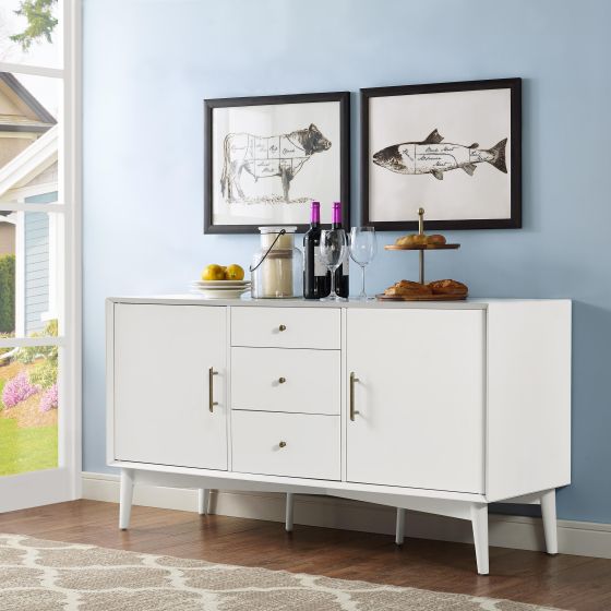 Landon Buffet In White (Aka Large Console)