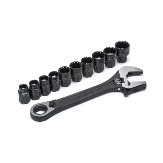 Crescent 11 Pc. Pass Thru Adjustable Wrench Set