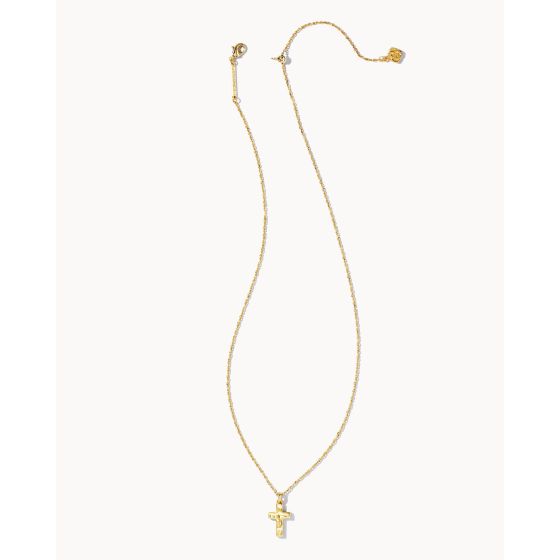 Cross Pendant Necklace in Gold