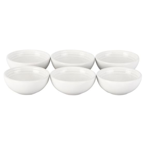 6pc Vancouver Pinch Bowl Set White