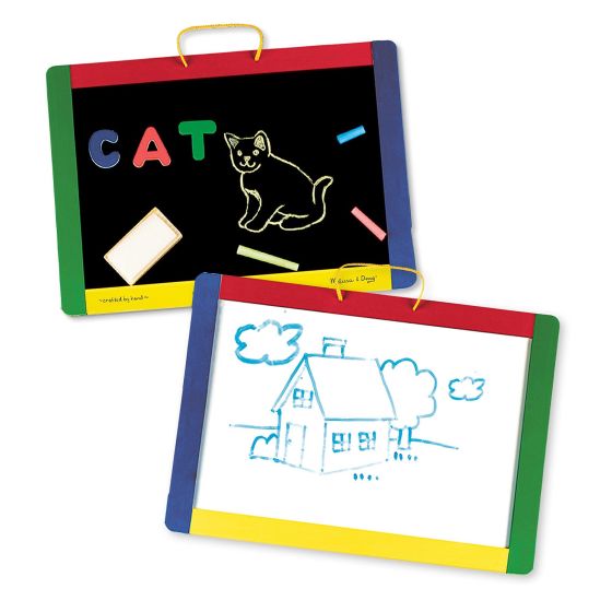 Magnetic Chalkboard & Dry-Erase Board Ages 3+ Years