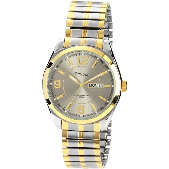 Men's Two-Tone Expansion Band Dress Watch