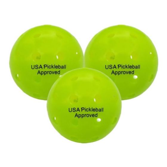 Engage Tour Outdoor Pickleball - Neon 3-pack