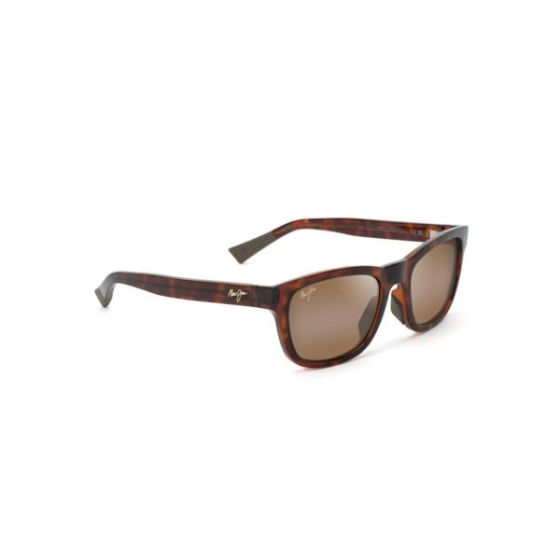 Kapi'i Polarized Sunglasses Shiny Dark Havana Frame HCL Bronze Lens