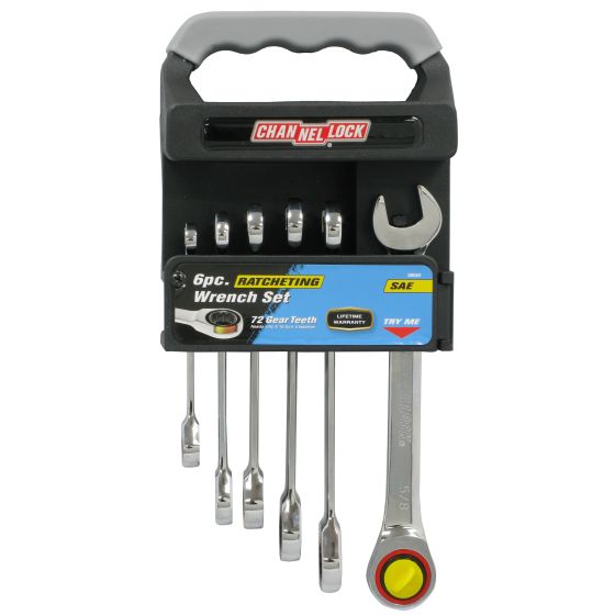 ChannelLock 6-Piece SAE Ratcheting Wrench Set